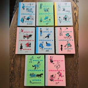 Bundle/Lot of 1960's Best in Children's Books Library Set of 8 Hardcover Books